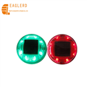  LED round plastic flashing solar road studs