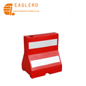 Roadway safety plastic water filled barrier
