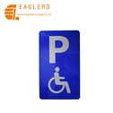 Rectangle Parking aluminum traffic sign for the disabled 