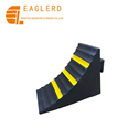 Wholesale Stop Blocks Rubber Wheel Chock with Rope Vehicles Wheel Chock