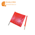 handheld PVC warning flag with wood pole