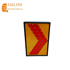 Solar arrow led warning light traffic sign
