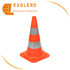 50cm all red European standard pvc traffc cone 